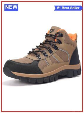 Steel Toe Work Boots Puncture Proof Safety Shoes for Construction